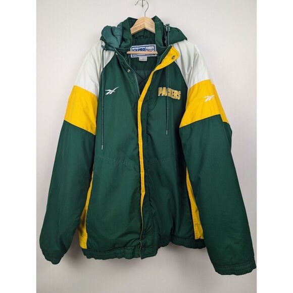 Reebok Other - Vintage 90's Green Bay Packers NFL Reebok Pro Line XXL Winter Jacket